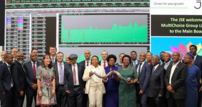 MultiChoice Group lists on the  Johannesburg Stock Exchange